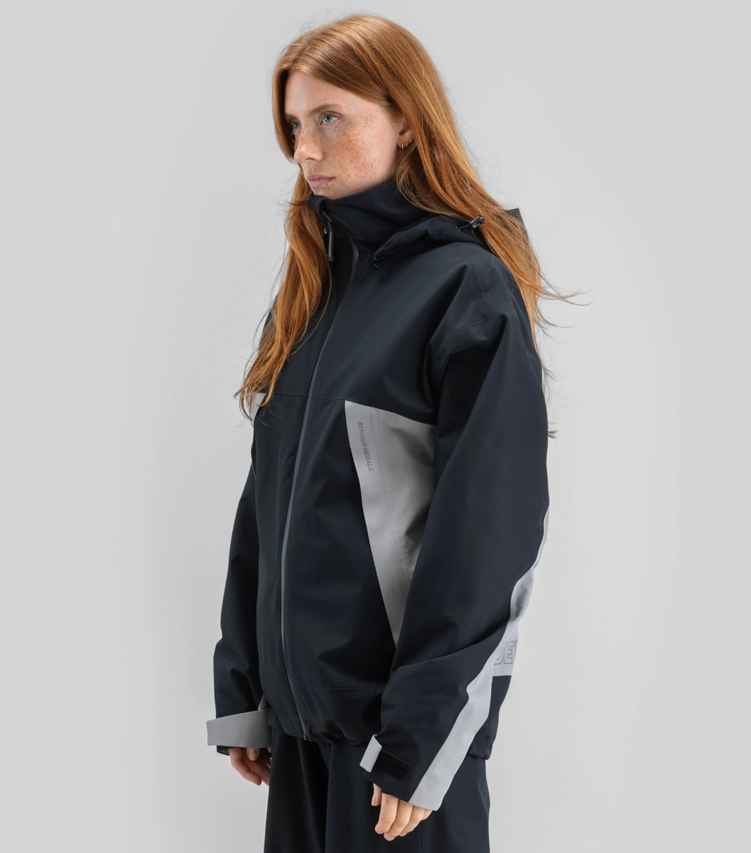 Beyond Medals Division 2L Ski/Snowboard Jacket (Black) - Wetndry Boardsports - Side