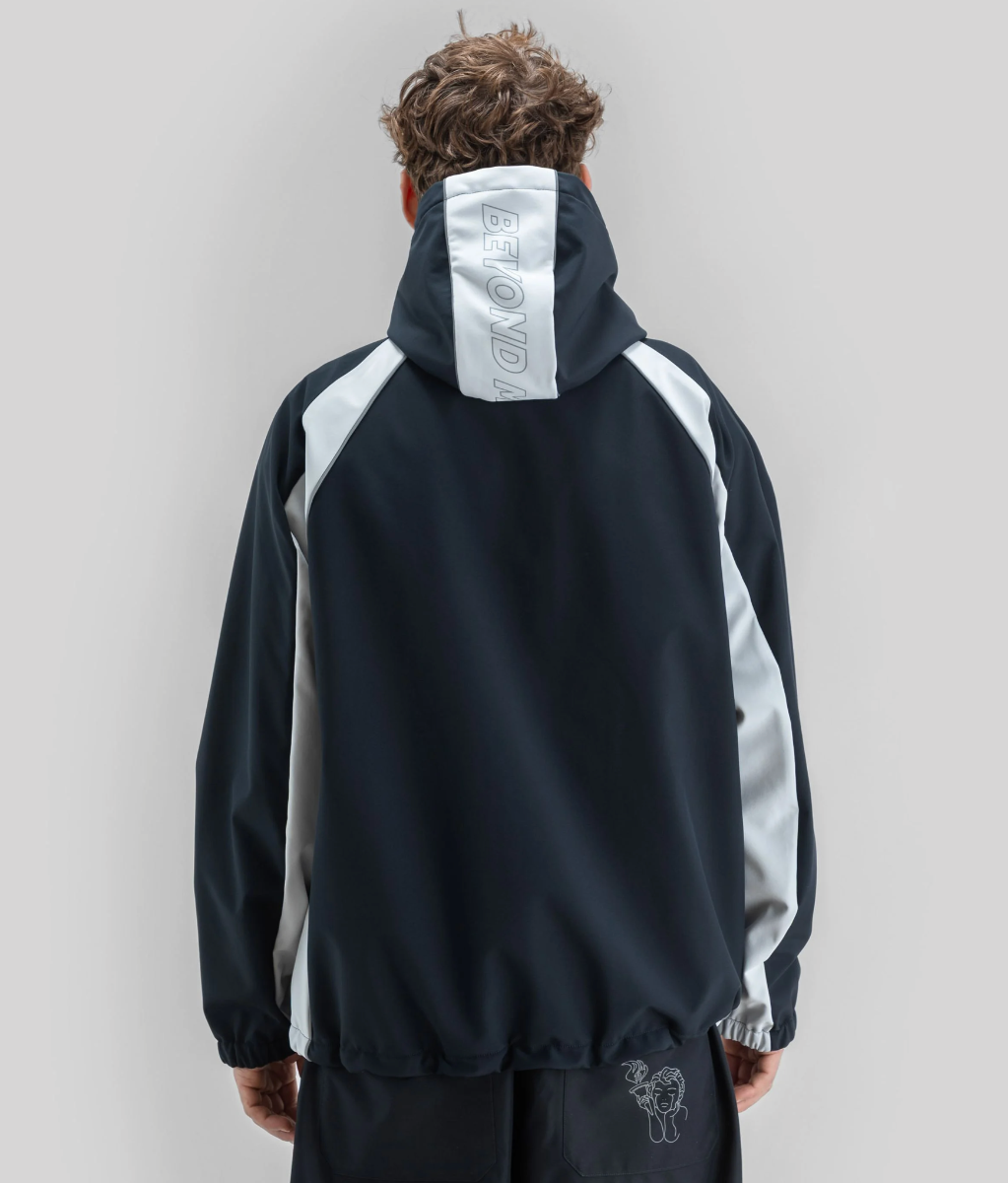 Beyond Medals Softshell Ski/Snowboard Jacket Unisex (Black) - Wetndry Boardsports - Back