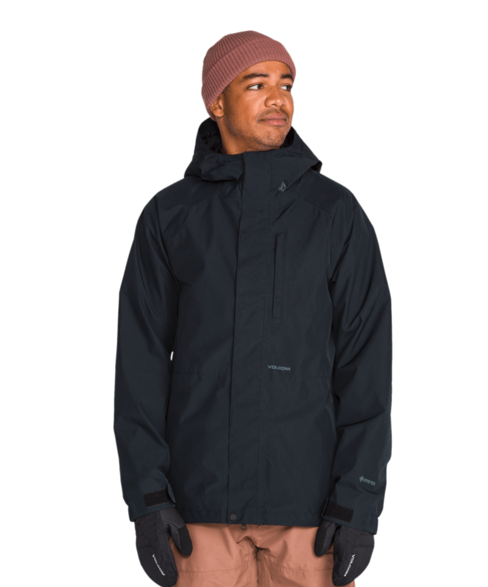Volcom Dua Insulated GORE-TEX Ski/Snowboard Jacket (Black) - Wetndry Boardsports