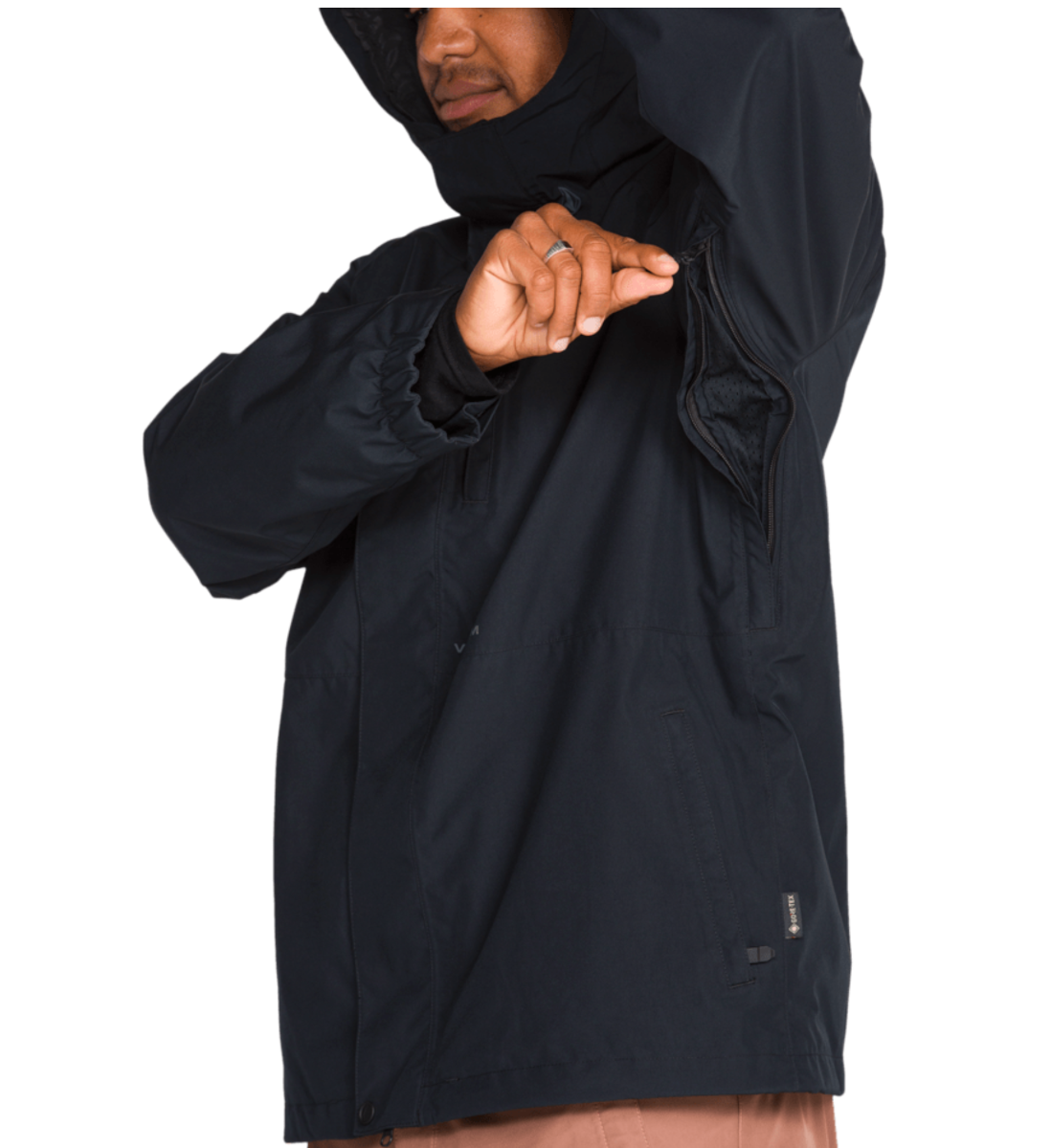 Volcom Dua Insulated GORE-TEX Ski/Snowboard Jacket (Black) - Wetndry Boardsports - Vents