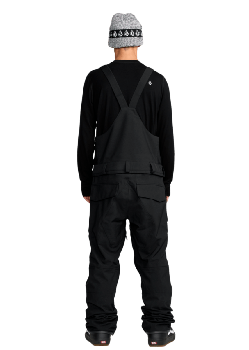 Volcom Roan Snowboard/Ski Bib Pants (Black) - Wetndry Boardsports - Back