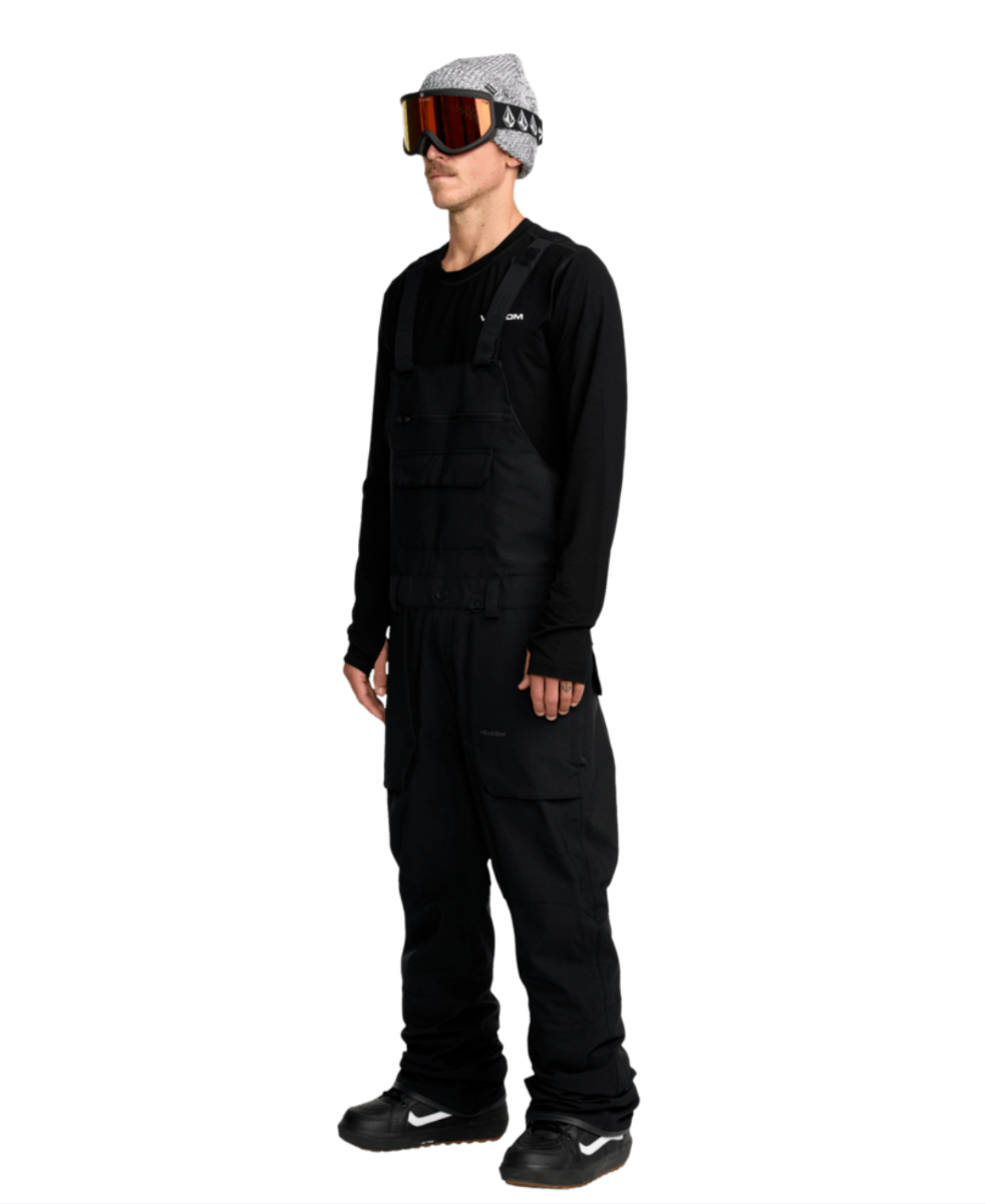 Volcom Roan Snowboard/Ski Bib Pants (Black) - Wetndry Boardsports