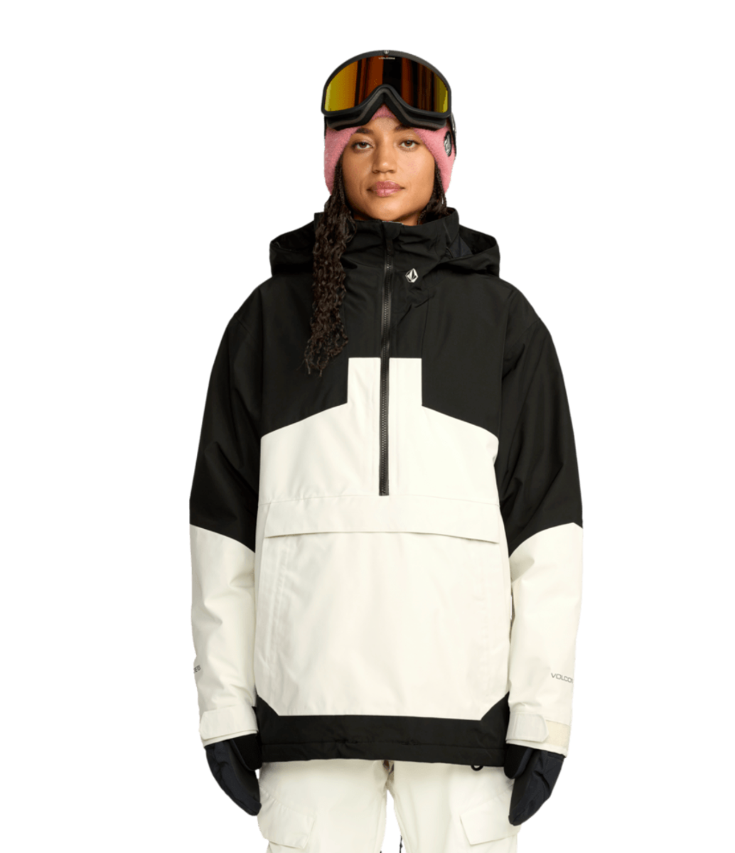 Volcom Womens Fern Gore Insulated Pullover Snowboard/Ski Jacket (Bone) - Wetndry Boardsports