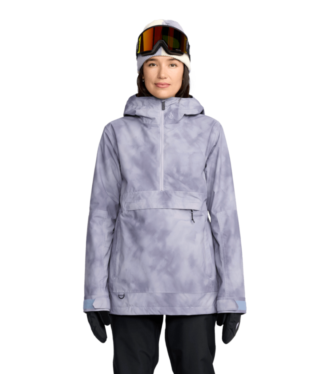 Volcom Womens Harlan Pullover Snowboard/Ski Jacket (Lavender Aura) - Wetndry Boardsports