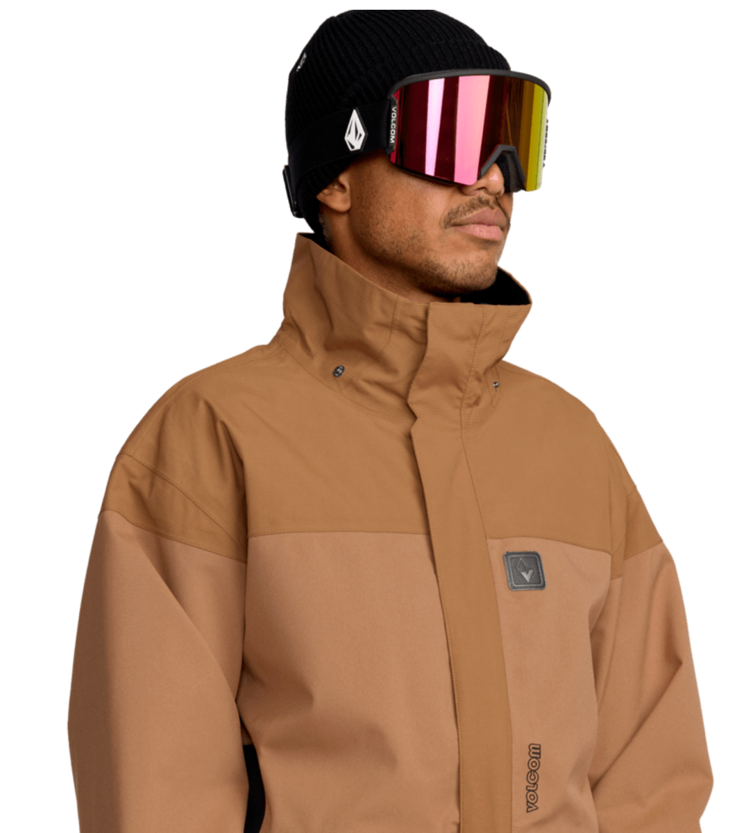 Volcom Kleveland Snowboard/Ski Jacket (Terra Brown) - Wetndry Boardsports - Front