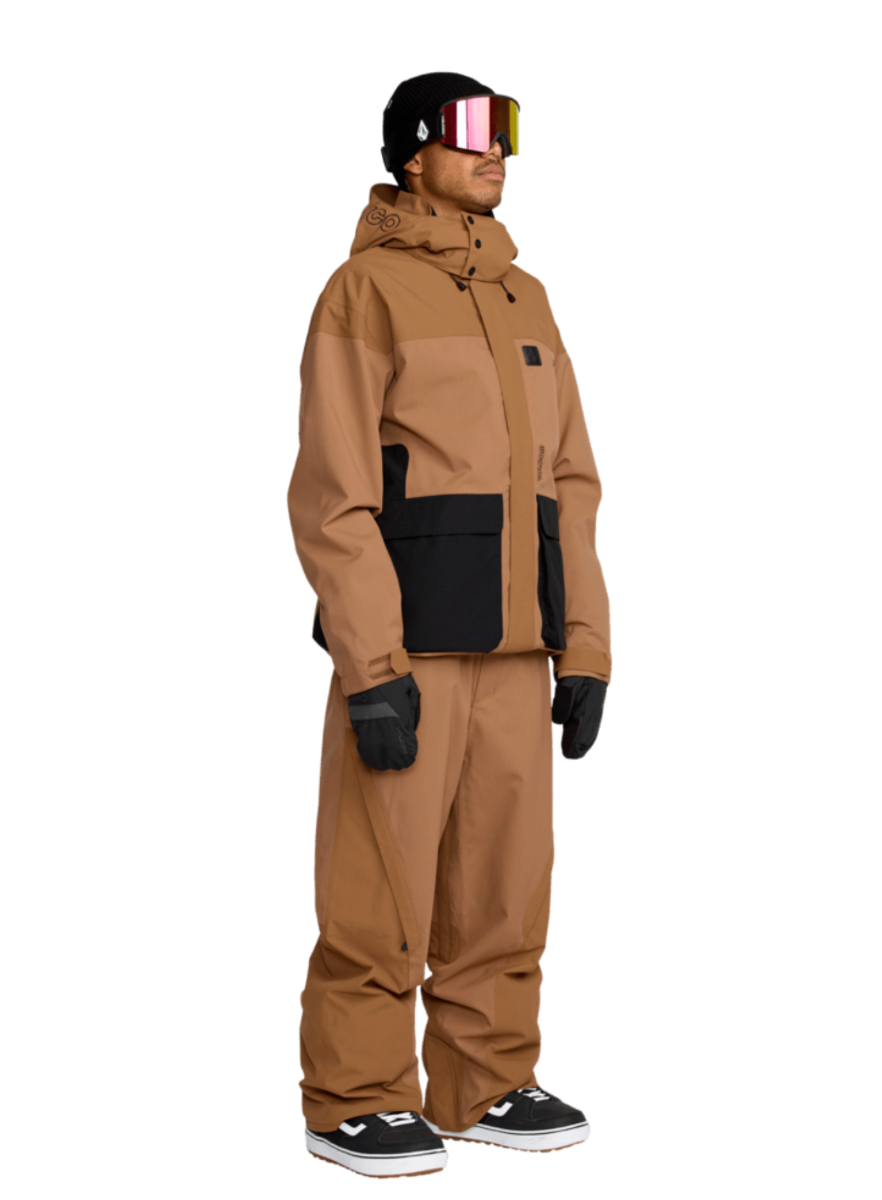 Volcom Kleveland Snowboard/Ski Jacket (Terra Brown) - Wetndry Boardsports - Outfit