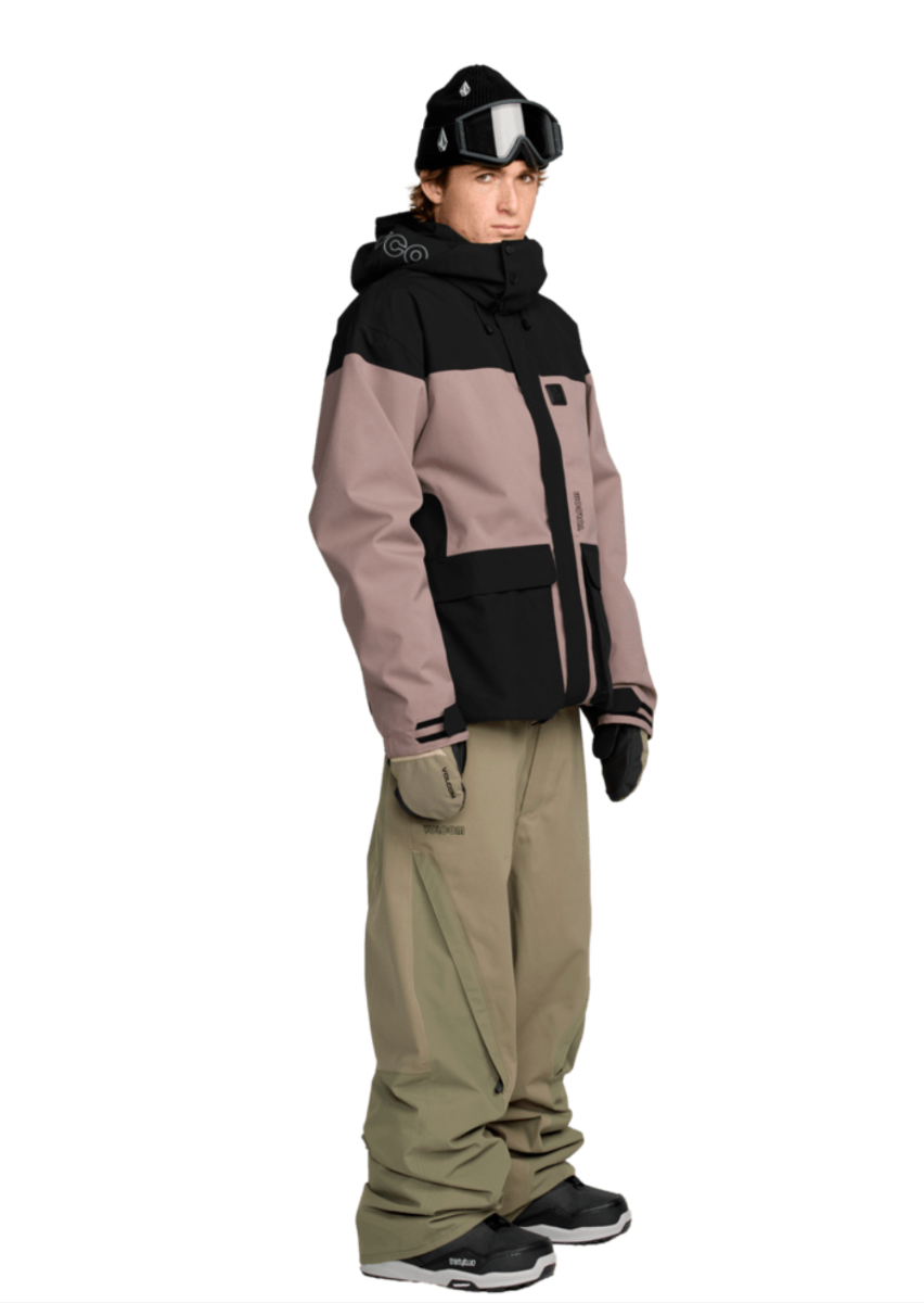 Volcom Kleveland Snowboard/Ski Jacket (Mauve) - Wetndry Boardsports - Outfit