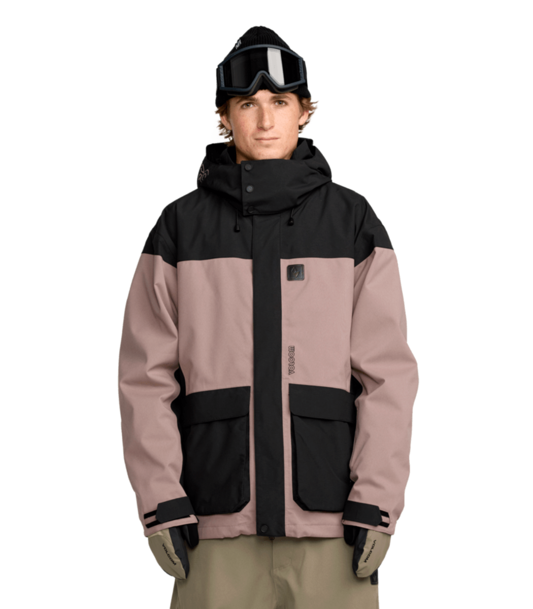 Volcom Kleveland Snowboard/Ski Jacket (Mauve) - Wetndry Boardsports