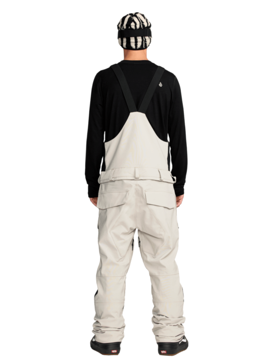 Volcom Roan Snowboard/Ski Bib Pants (Stone) - Wetndry Boardsports - Back