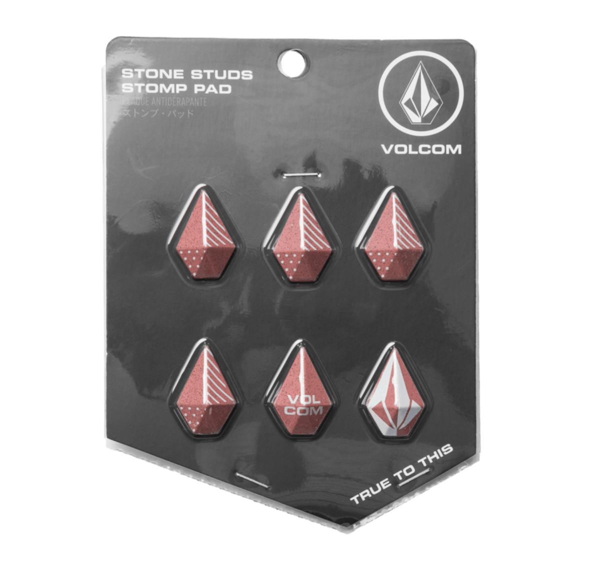 Volcom Stone Individual Studs Stomp Pad (Pink) - Wetndry Boardsports