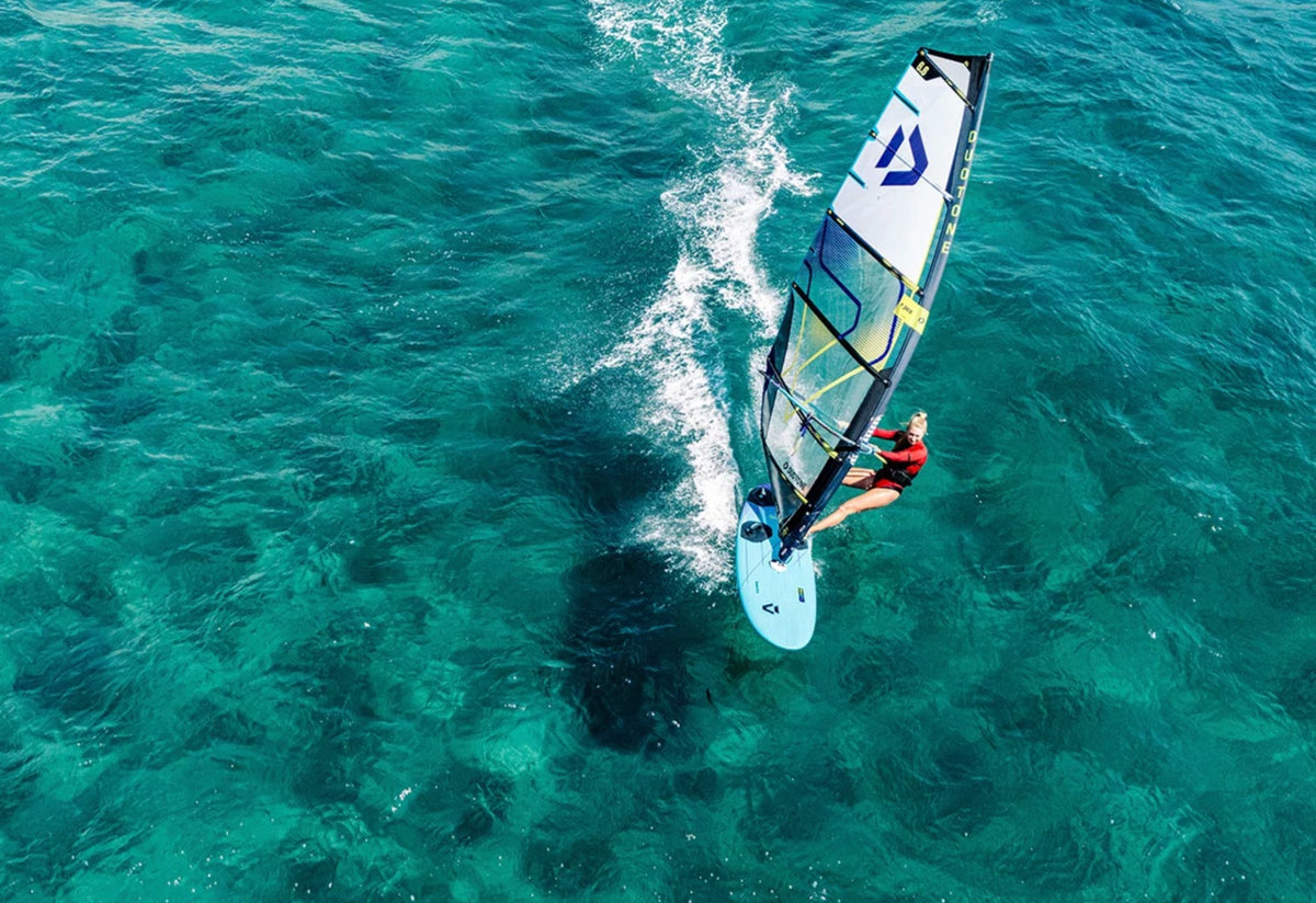 Duotone Eagle SLS Windsurfing Board 2026 - Wetndry Boardsports - Action
