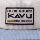 Kavu Captain Cord Cap (Cool Glacier) - Wet N Dry Boardsports