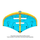 Duotone Unit D/Lab Wing 2026 (Turquoise) - Wet N Dry Boardsports 2