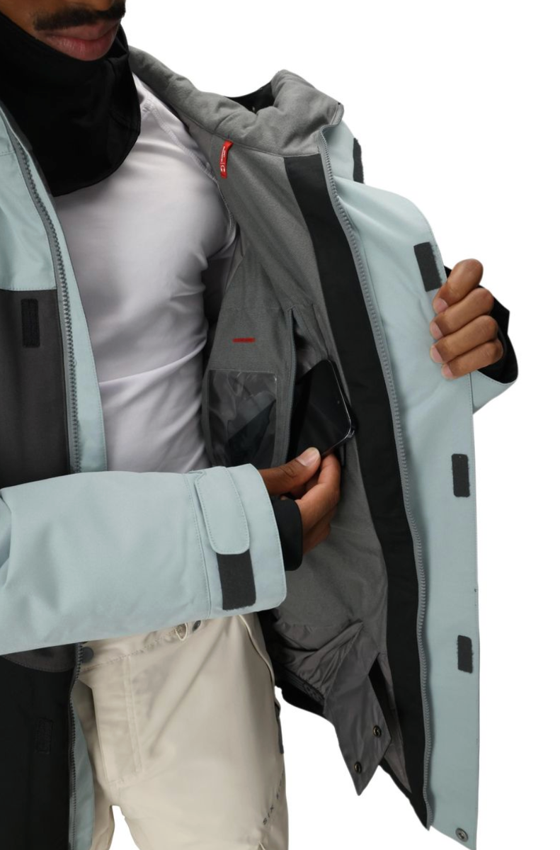 686 Geo Insulated Snowboard/Ski Jacket (Dusty Marine Colorblock) - Wetndry Boardsports - Interior