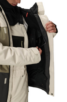 686 Geo Insulated Snowboard/Ski Jacket (Limestone Colorblock) - Wetndry Boardsports - Interior
