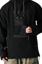 686 Waterproof Snowboard/Ski Hoody (Black) - Wetndry Boardsports - Front Pocket
