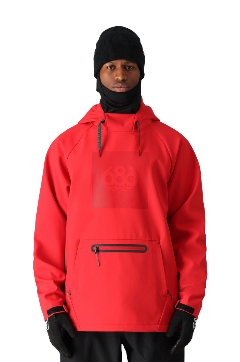 686 Waterproof Snowboard/Ski Hoody (True Red) - Wetndry Boardsports