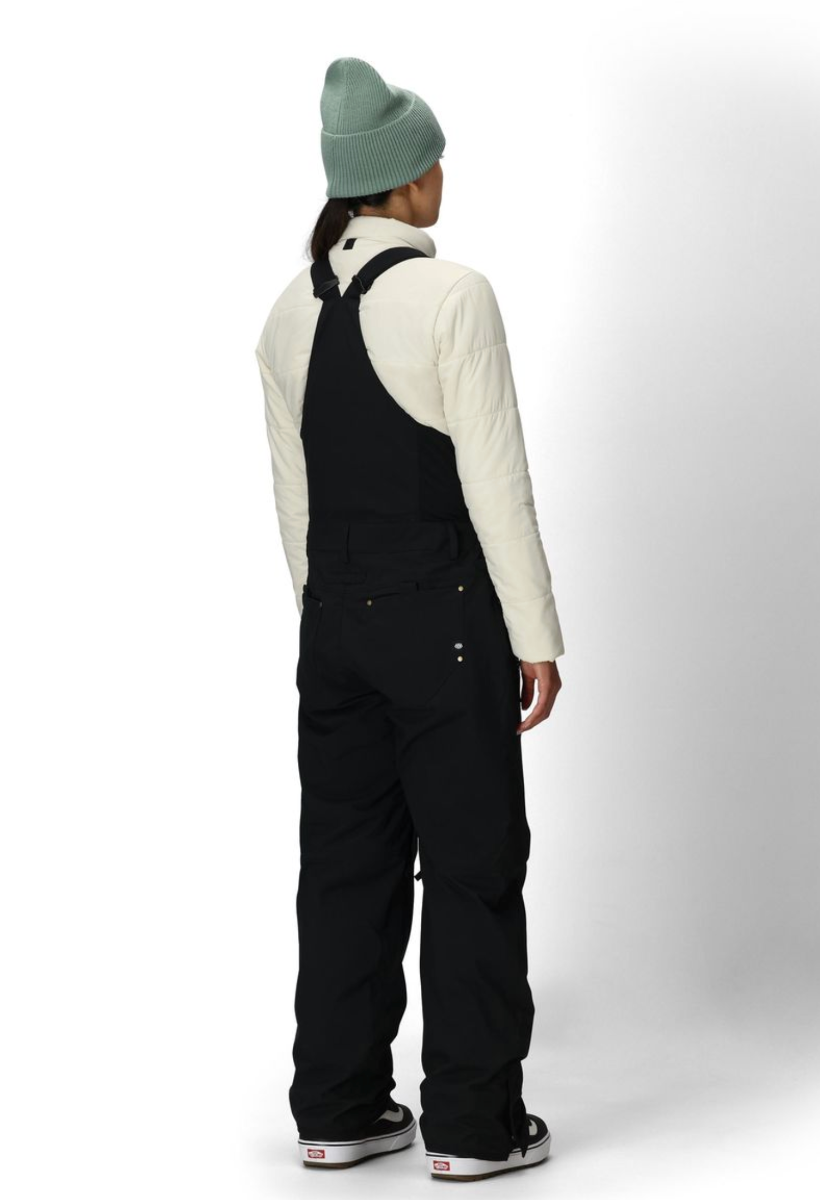 686 Womens Black Magic Insulated Snowboard/Ski Bib Pant (Black) - Wetndry Boardsports - Back