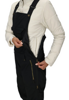 686 Womens Black Magic Insulated Snowboard/Ski Bib Pant (Black) - Wetndry Boardsports - Side Entry
