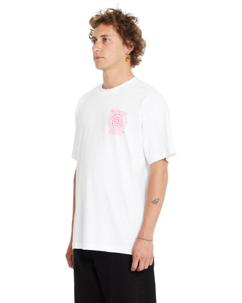 Volcom Deep Trance T Shirt (White)2 - Wet N Dry Boardsports