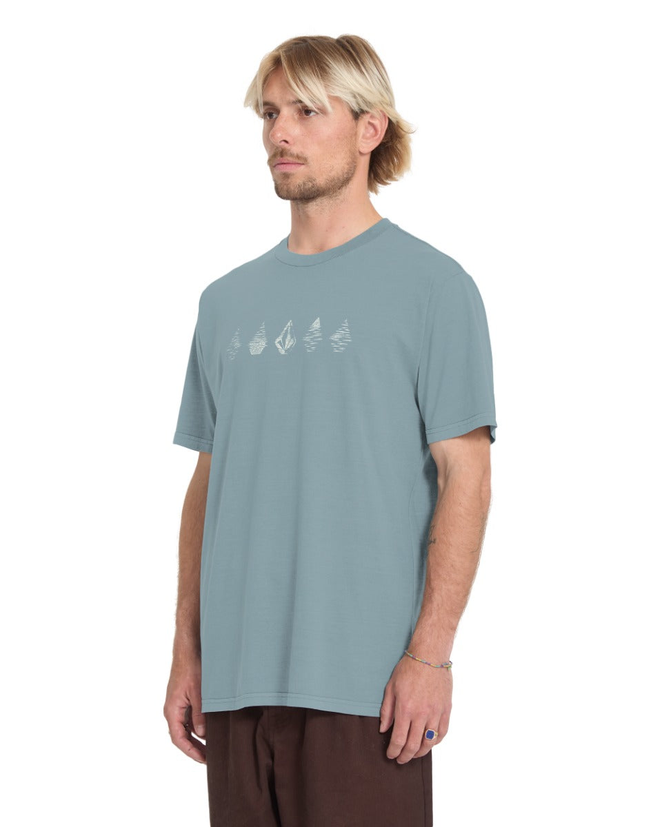 Volcom Lunar Phases T Shirt (Blue) - Wet N Dry Boardsports 2