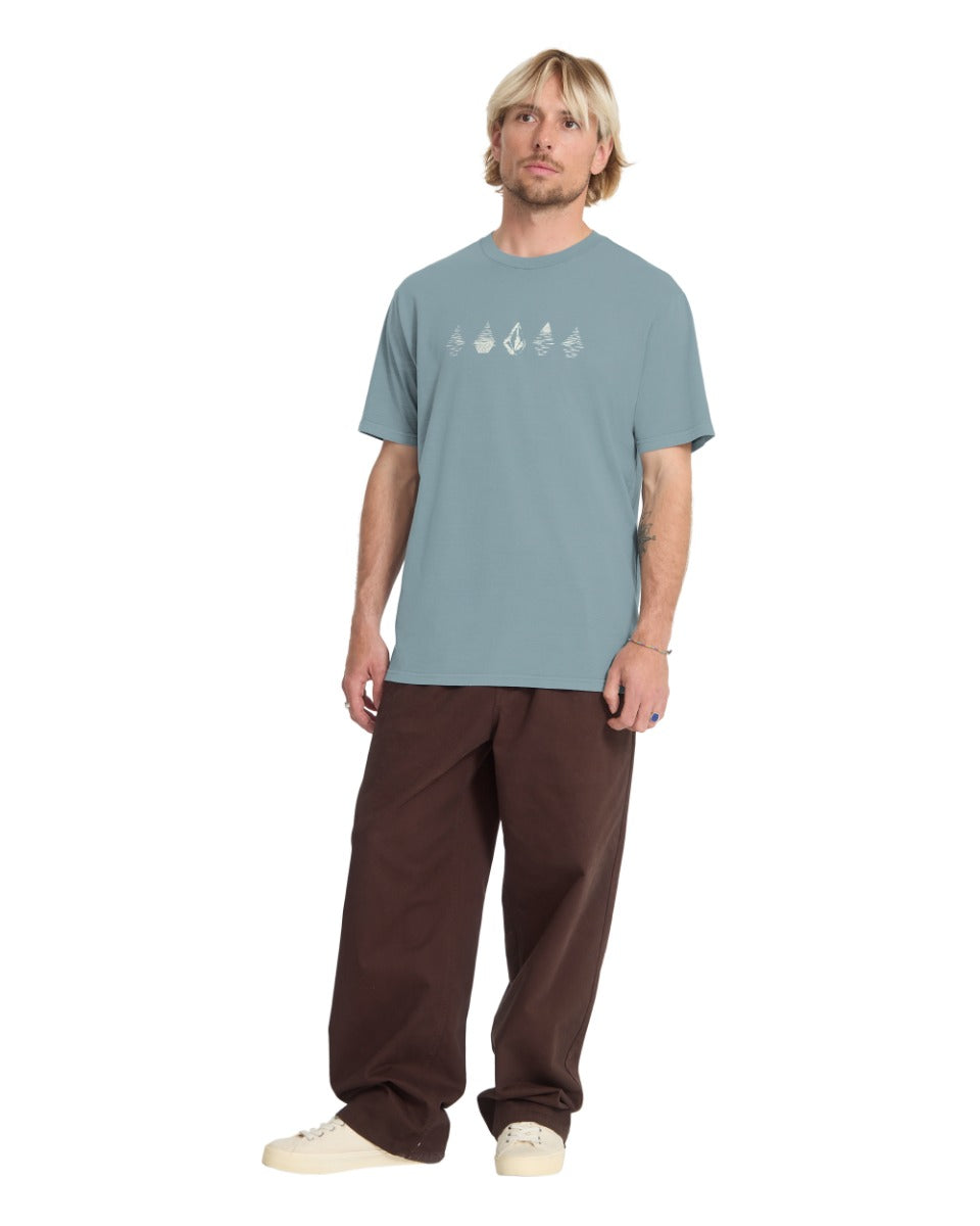 Volcom Lunar Phases T Shirt (Blue) - Wet N Dry Boardsports 3