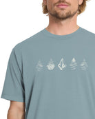 Volcom Lunar Phases T Shirt (Blue) - Wet N Dry Boardsports 1
