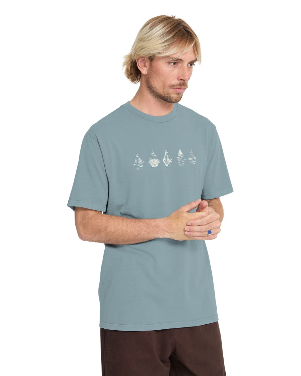 Volcom Lunar Phases T Shirt (Blue) - Wet N Dry Boardsports 4