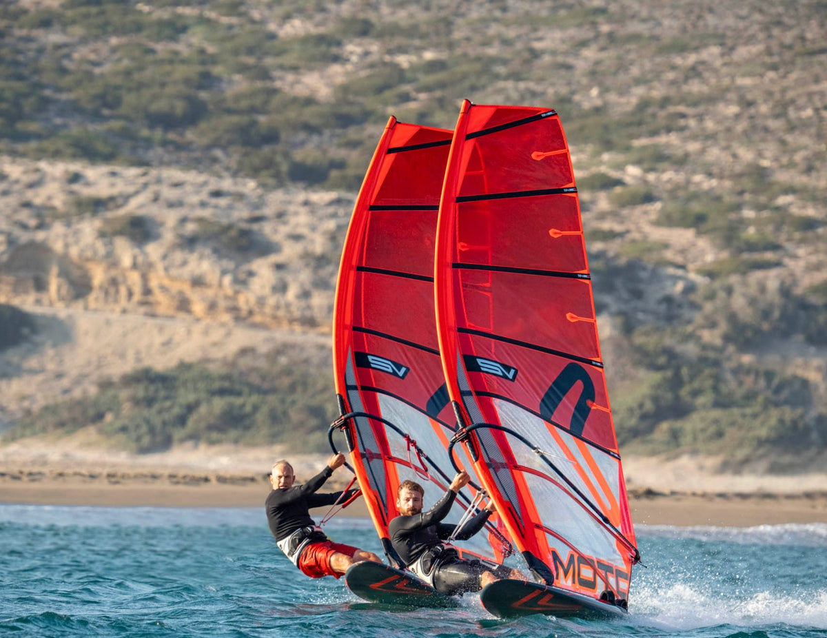 Severne Fox Pro Windsurf Board 2026 - Wetndry Boardsports - Action