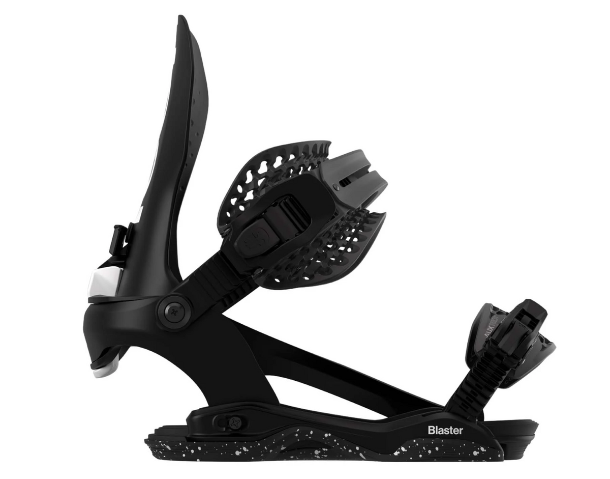 Bataleon Blaster FASE Asymwrap Step-In Snowboard Binding 2026 (Black) - Wetndry Boardsports - Side