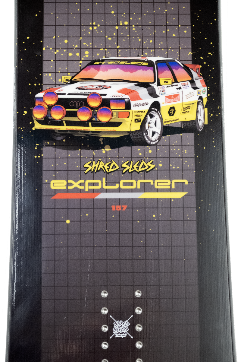 Shred Sleds Explorer 2027 Snowboard - Wetndry Boardsports - Car