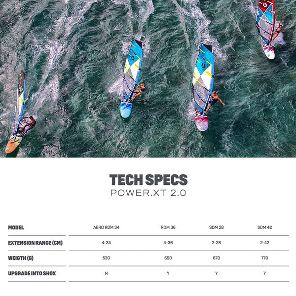 Duotone Power XT 2.0 Windsurfing Extension 2021 - Tech