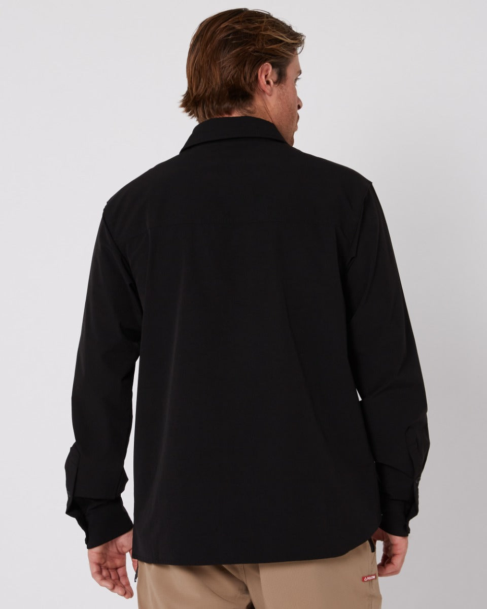 Follow Sun Shirt L/S (Black) - Wet N Dry Boardsports 2