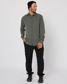 Follow Sun Shirt L/S (Olive) - Wet N Dry Boardsports 1