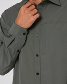 Follow Sun Shirt L/S (Olive) - Wet N Dry Boardsports 4