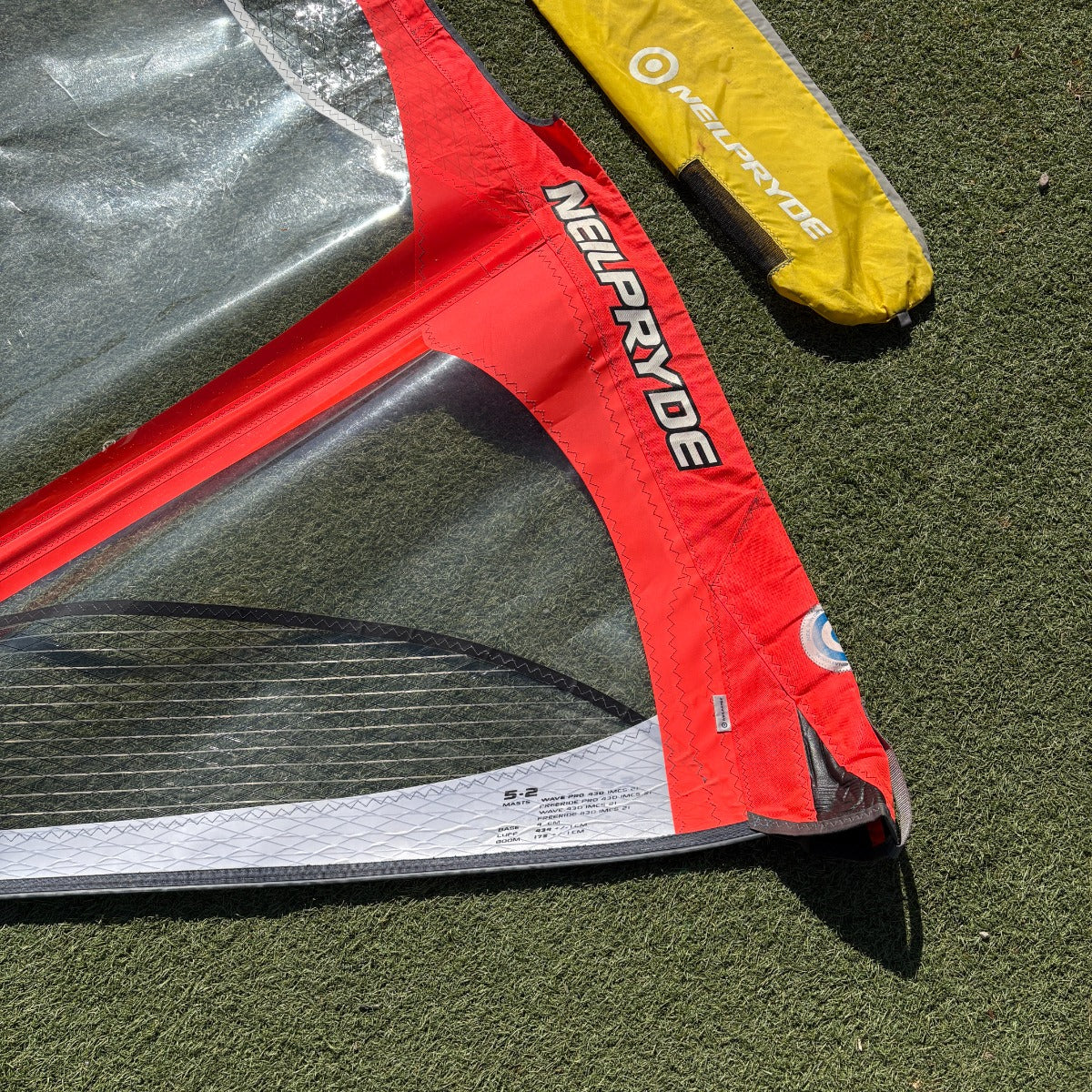 Neil Pryde RAF Jet 5.2m 2002 Windsurfing Sail (Second hand) - Wet N Dry Boardsports 3