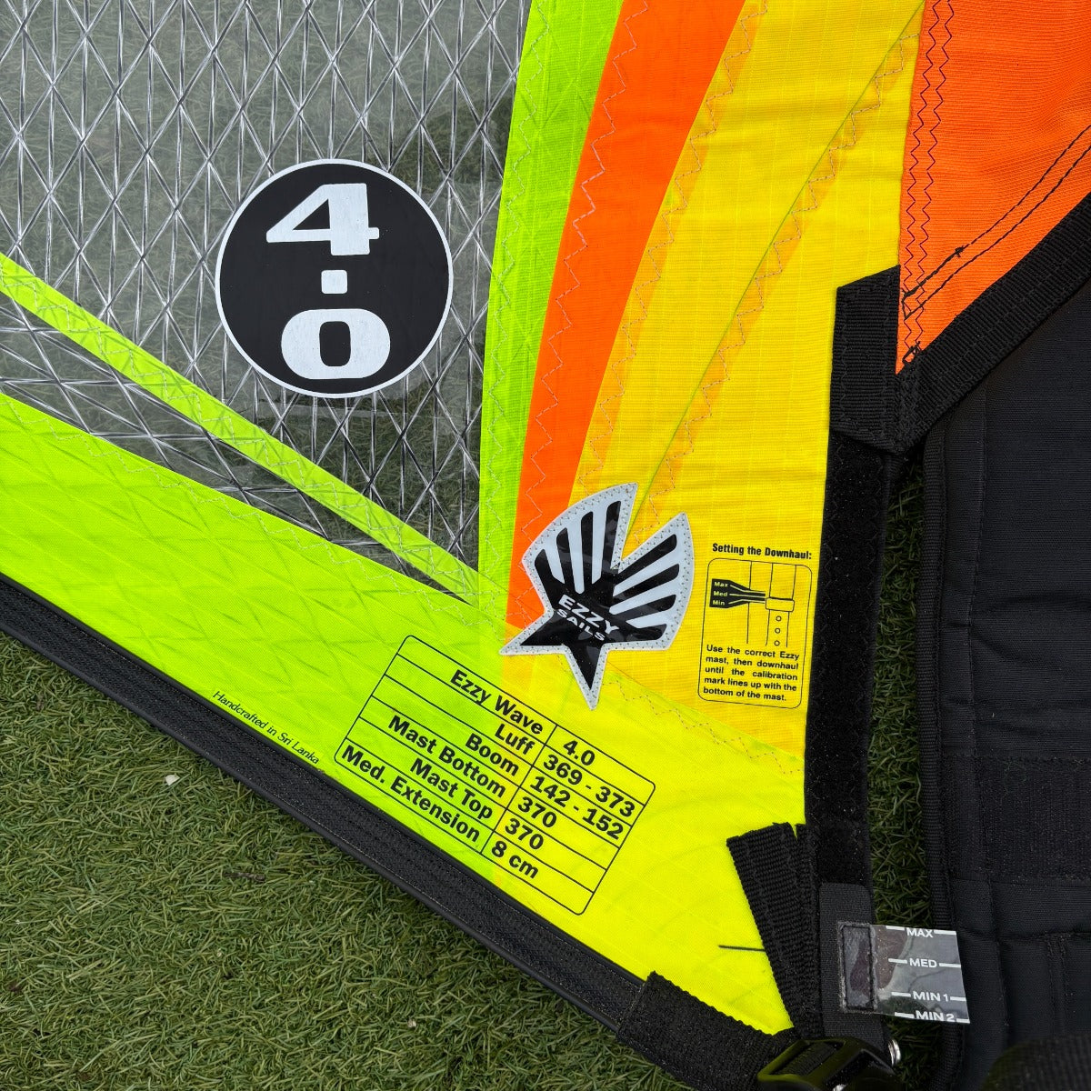 Ezzy Wave 4.0m 2020 Windsurfing Sail (Second hand) - Wet N Dry Boardsports 2
