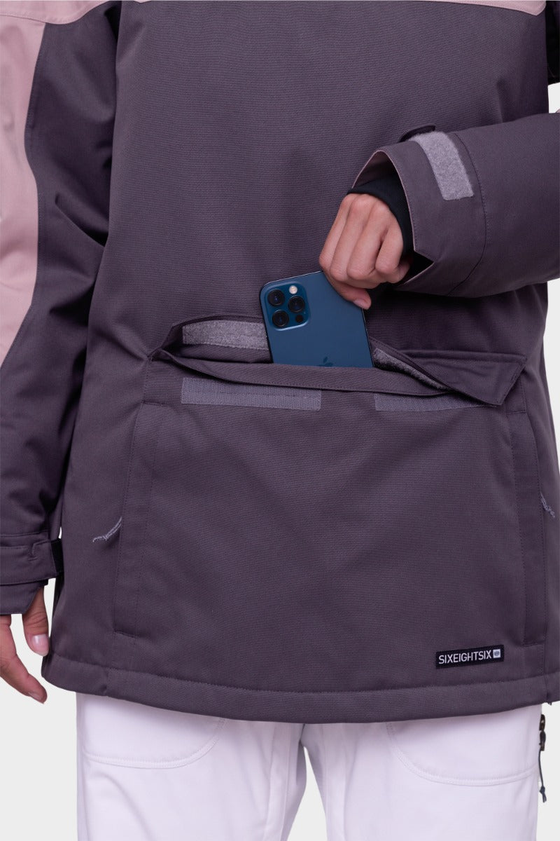 686 Upton Insulated Anorak (Charcoal) - Wet N Dry Boardsports