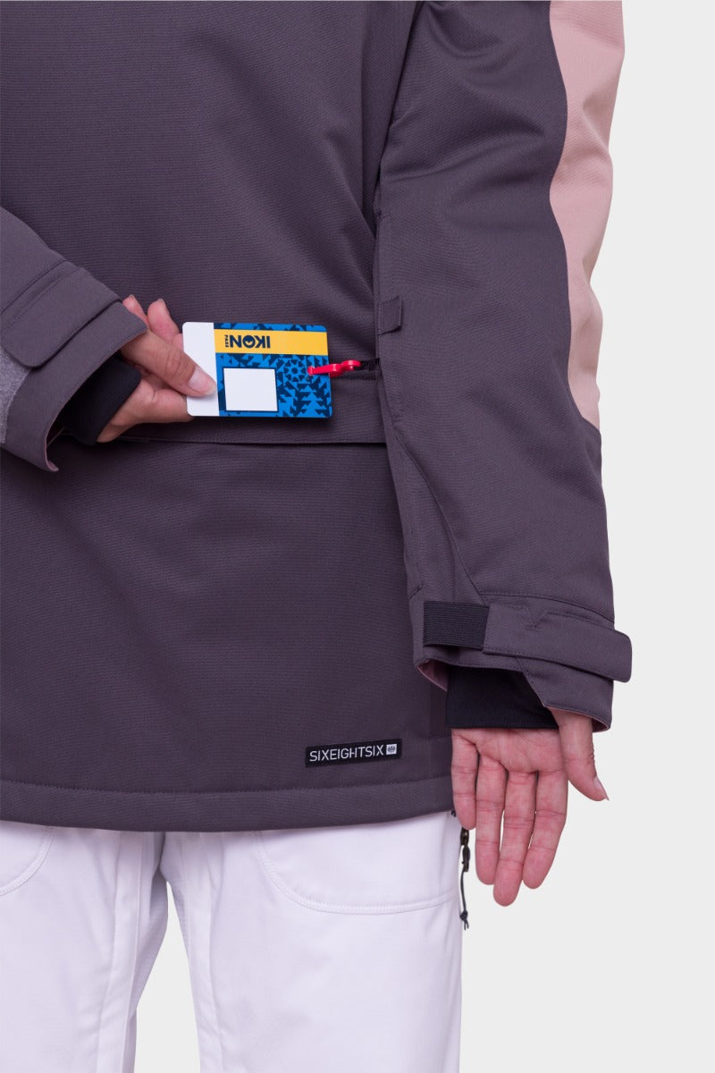 686 Upton Insulated Anorak (Charcoal) - Wet N Dry Boardsports