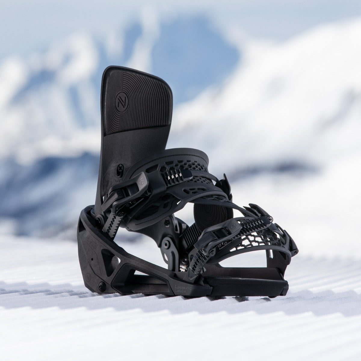 Nidecker Carbon Supermatic Snowboard Bindings 1 -  Wet N Dry Boardsports