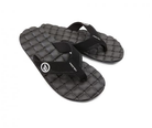 Volcom Recliner Sandal (Black/White) - Wetndry Boardsports