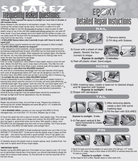 Solarez Epoxy 2oz Ding Repair Tube instructions