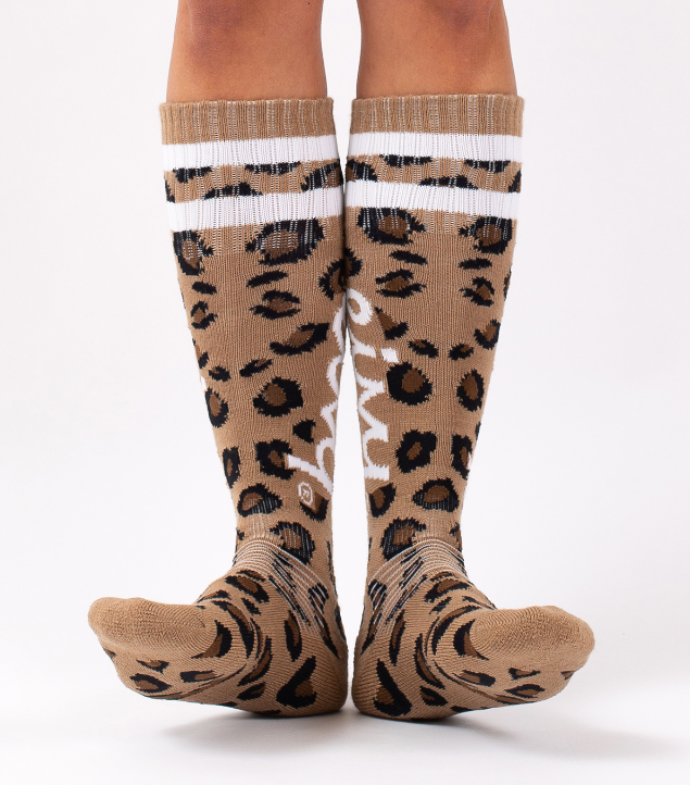 Eivy Cheerleader Wool Socks (Leopard) - Wet N Dry Boardsports