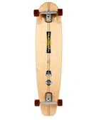 Hamboards Carving Huntington Hop 3'9" Longboard (Light Blue Orange Red) - Wet N Dry Boardsports