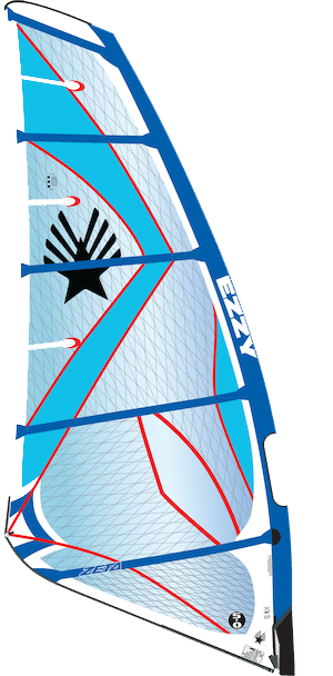 Ezzy Zeta Windsurf Sail 2024 - Wet N Dry Boardsports
