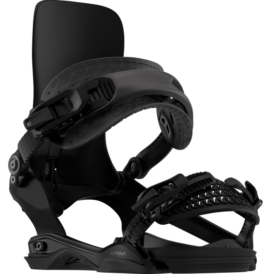 FASE Rome Katana Black Snowboard Binding 2027 - Wetndry Boardsports - Straps
