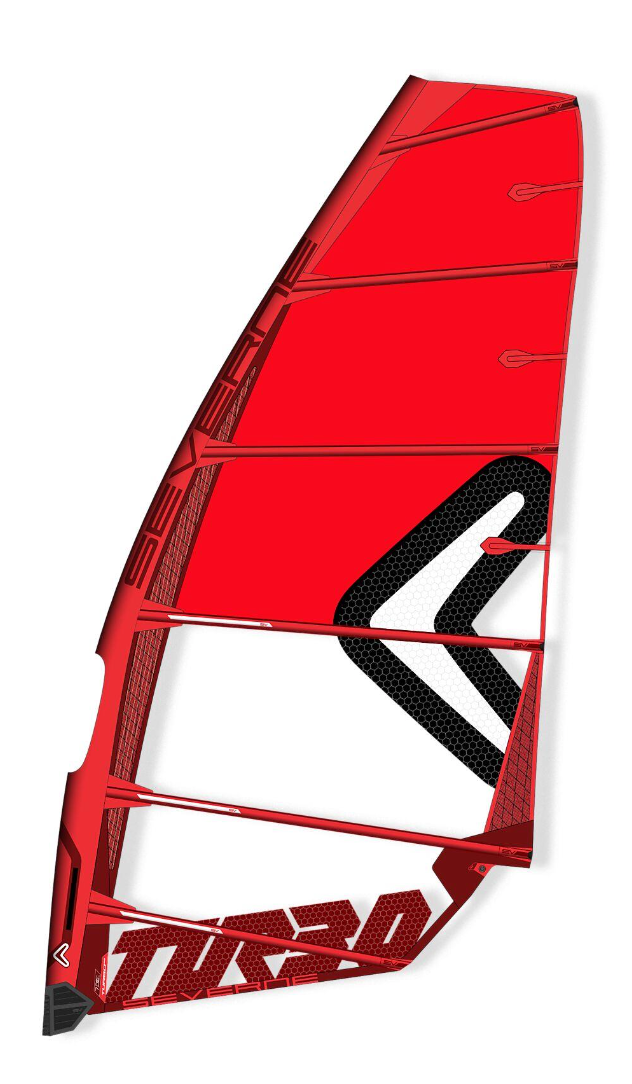 Severne Turbo GT Windsurfing Sail 2023 - Red