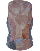 O'neill Womens Slasher Impact Vest (Dessert Bloom) - Wetndry Boardsports - Back