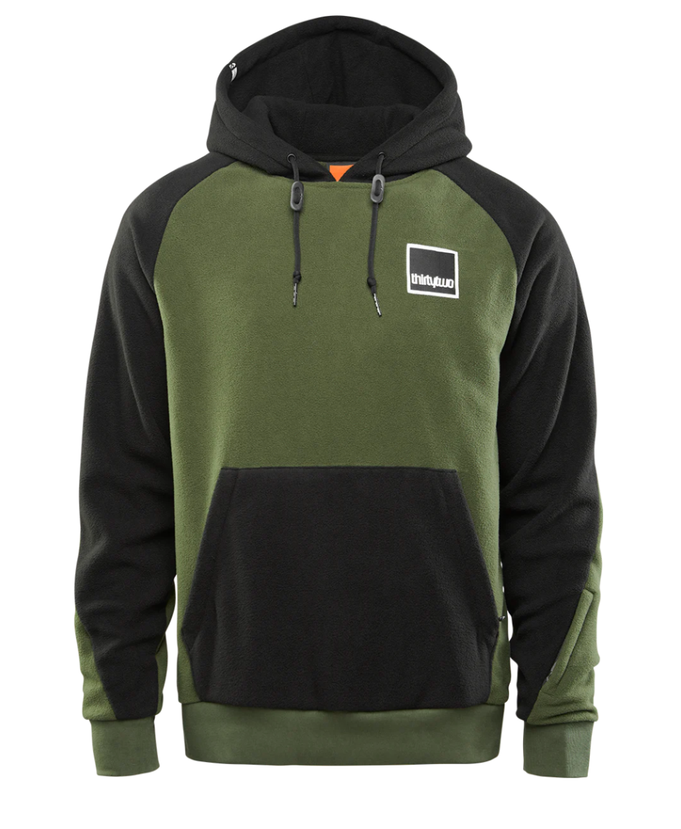 ThirtyTwo Rest Stop Hoodie (Black/Olive) - Wet 'N' Dry Boardsports