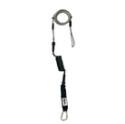 Kāohi INVIZ Downwind Foil Leash (Black) carabiner - Wet N Dry Boardsports